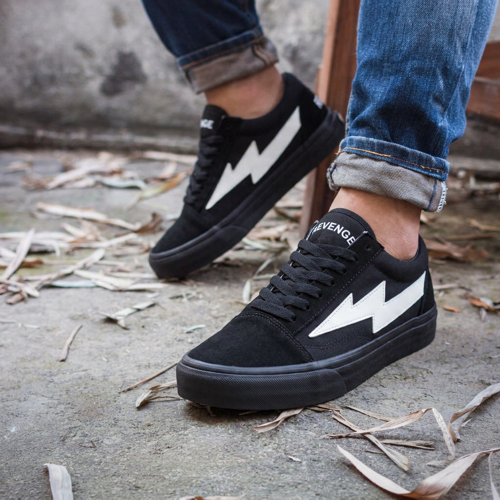 Steady — Low-Top Canvas Sneaker with Platform Sole