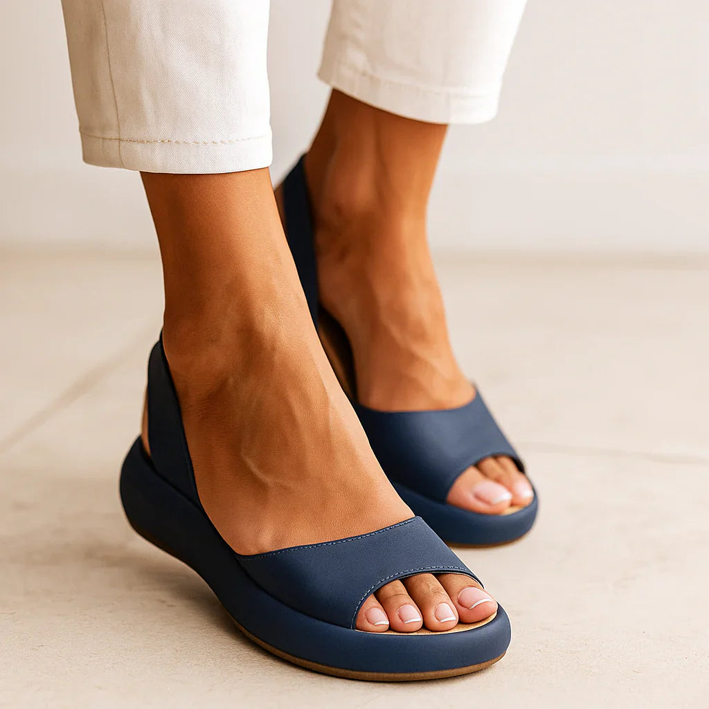 BandForm — Platform Sandal with Wide Strap