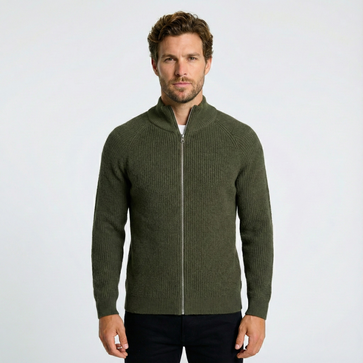 Colton Cashmere Zip Sweater | Ponty
