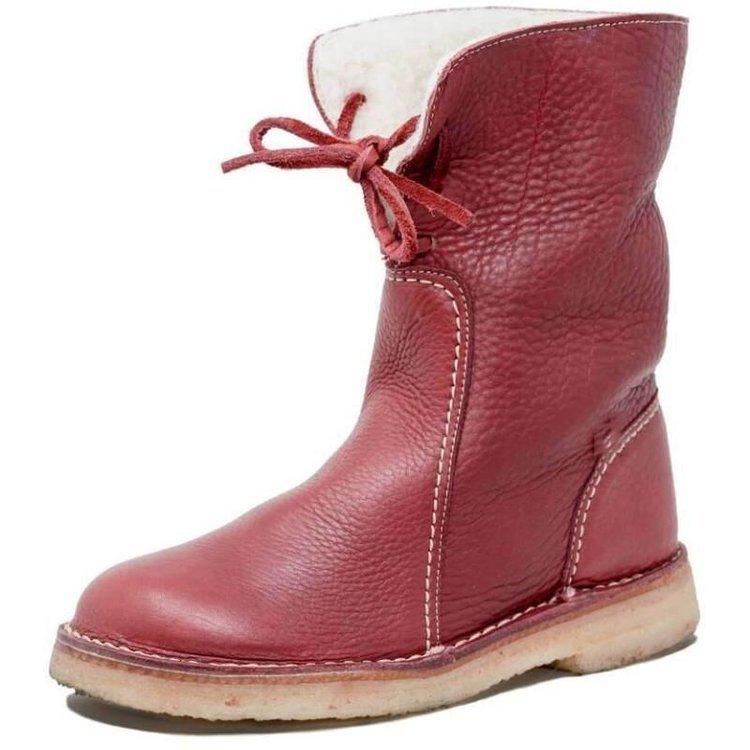 Waterproof Leather Polar Boots With Wool Lining | Ponty