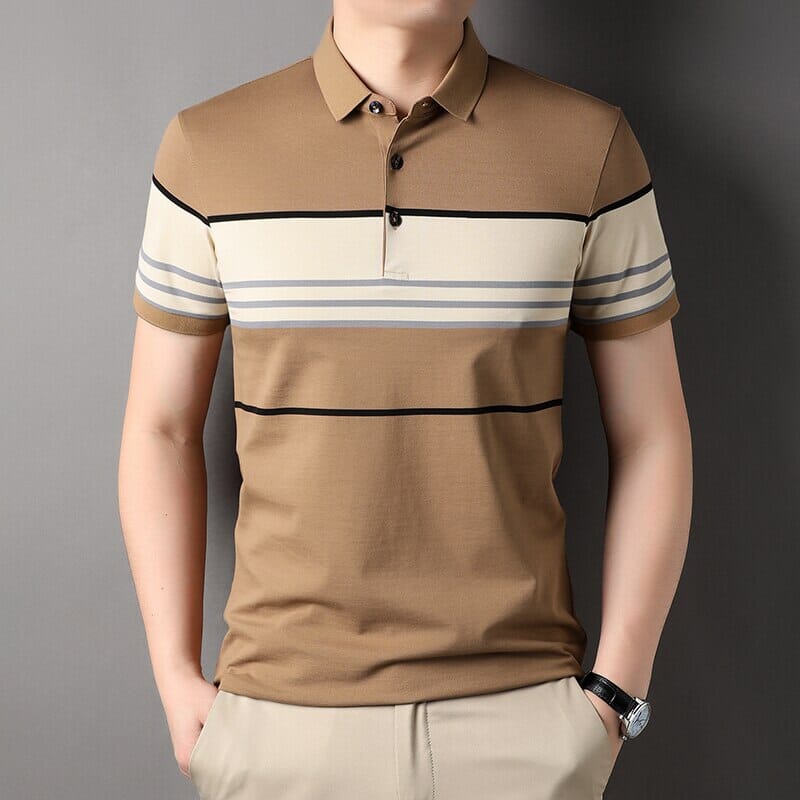 Men’s Polo Shirt Striped Argos | Ponty