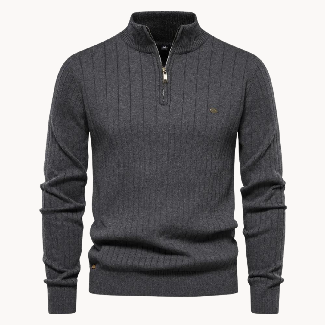 Jenson Quarter Zip Sweater | Ponty