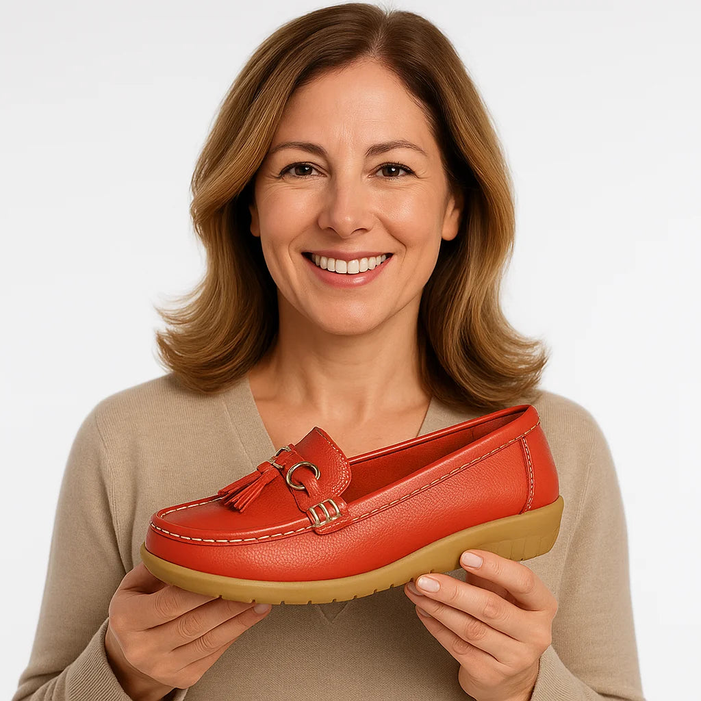 Orthopedic Leather Moccasin - Ponty