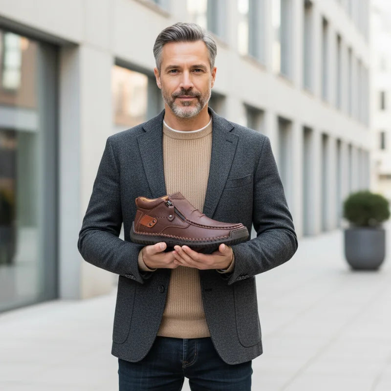 BARTON™ - Handcrafted Leather Shoes with Comfort and Character