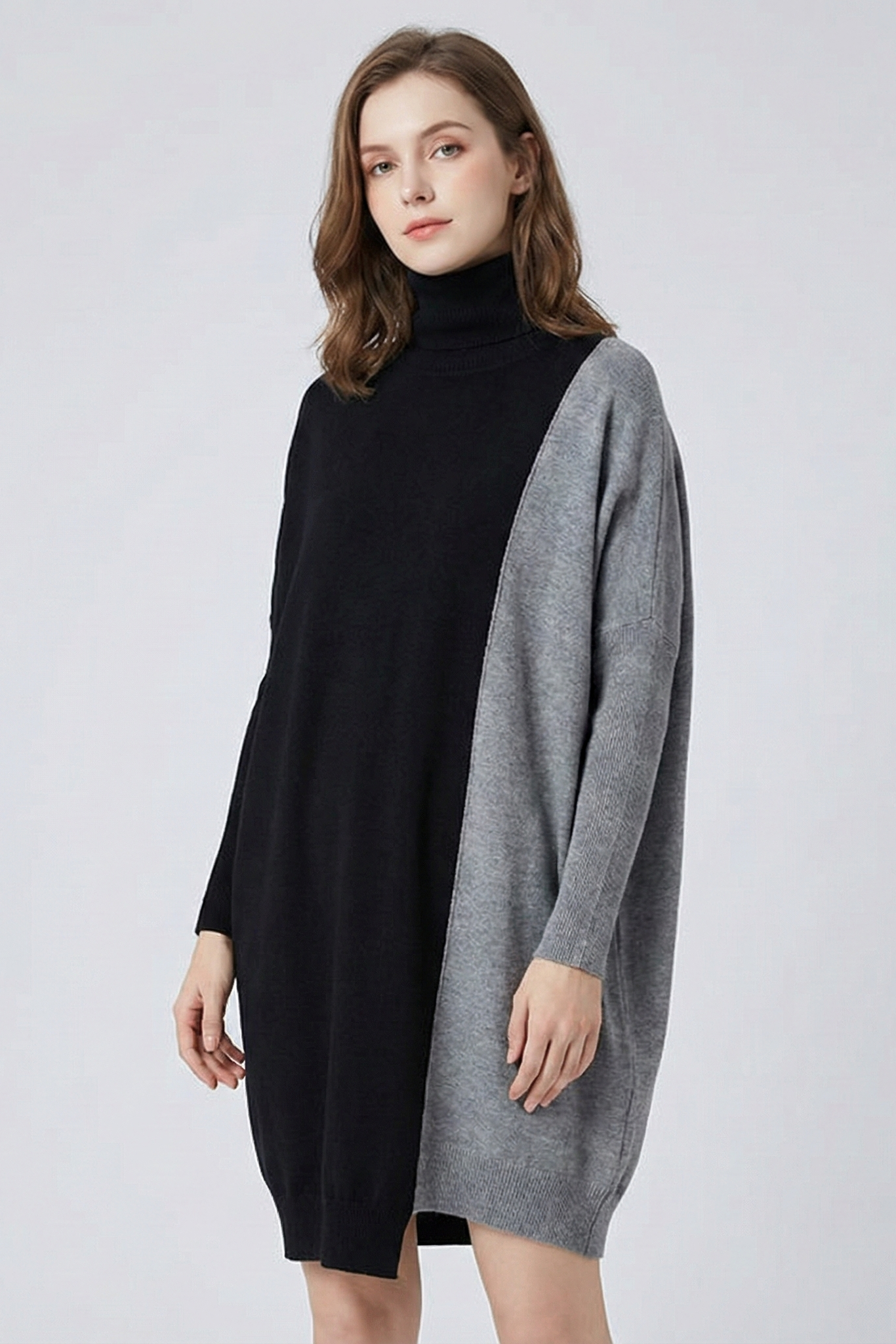 Knitted Long Sweater Dress | Ponty