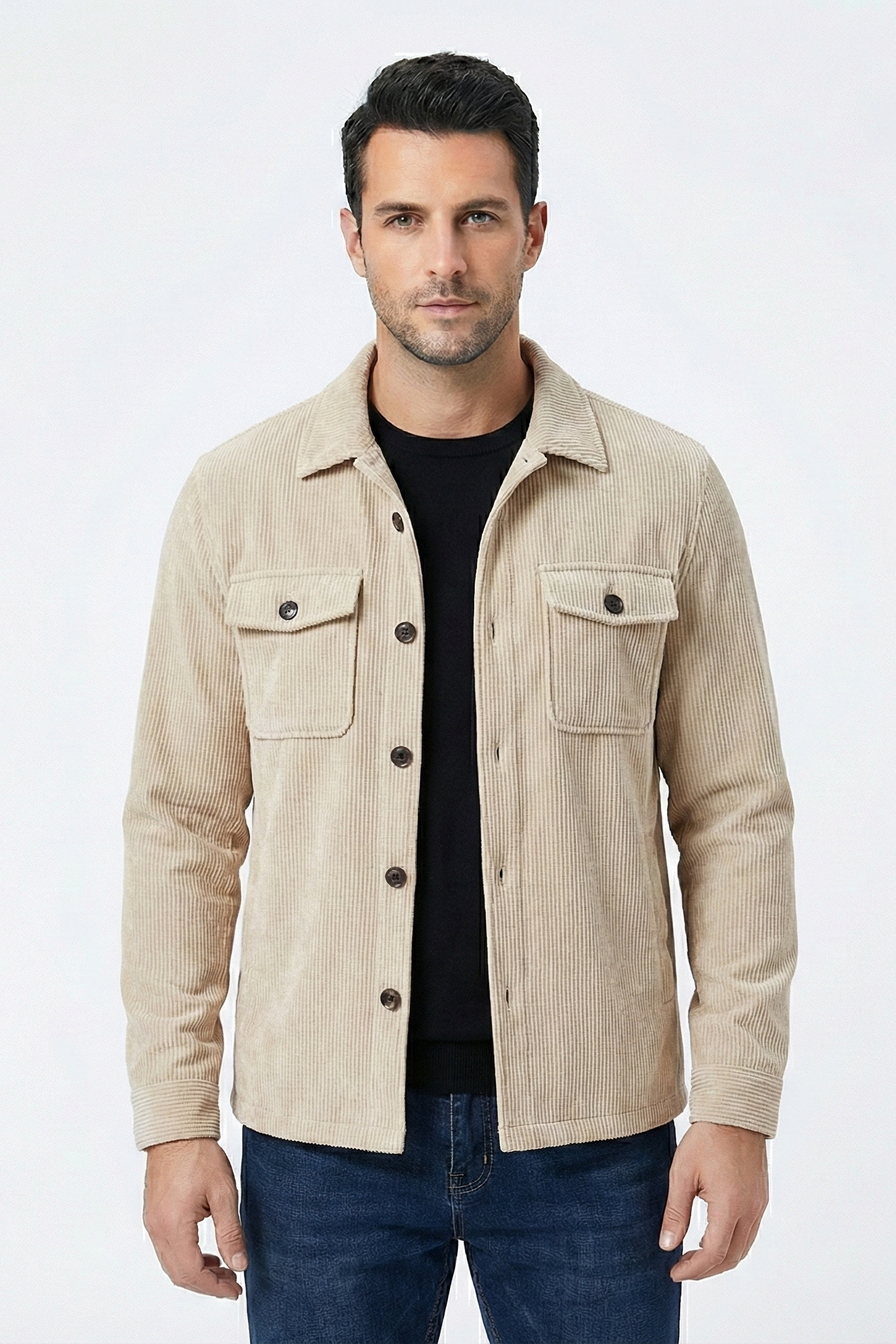 Men's Vintage Striped Lapel Jacket | Ponty