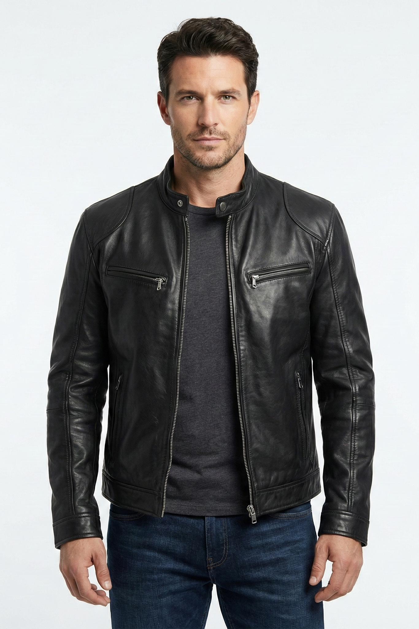 Trenton Leather Men's Jacket | Ponty
