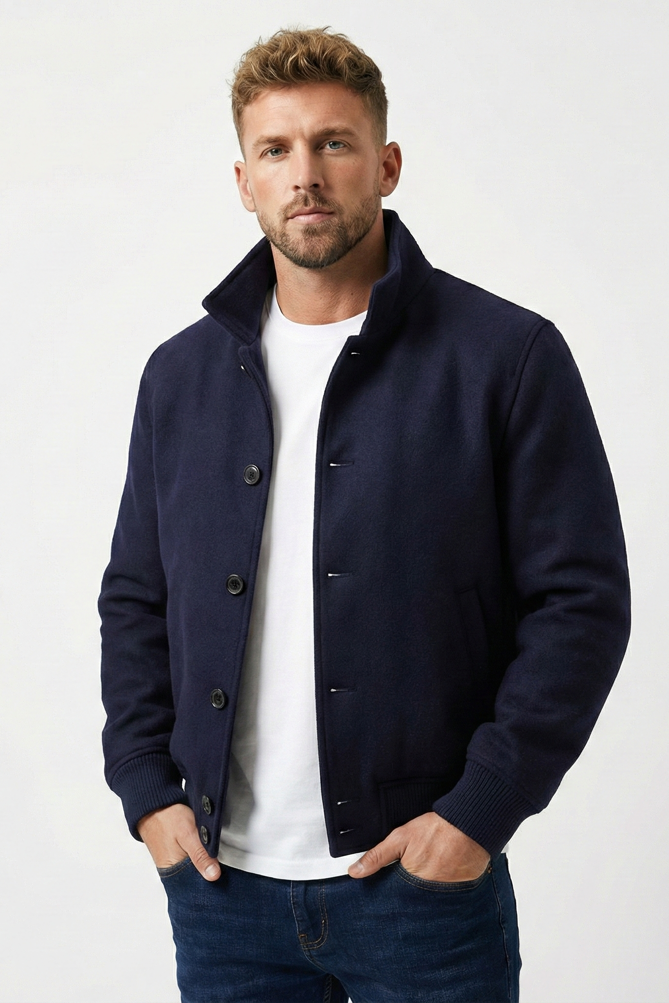 Berto Men's Casual Bomber Jacket | Ponty