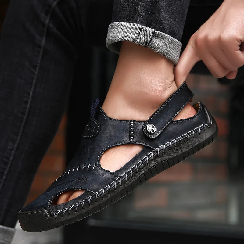 Orthopedic Leather Sandals • Ponty