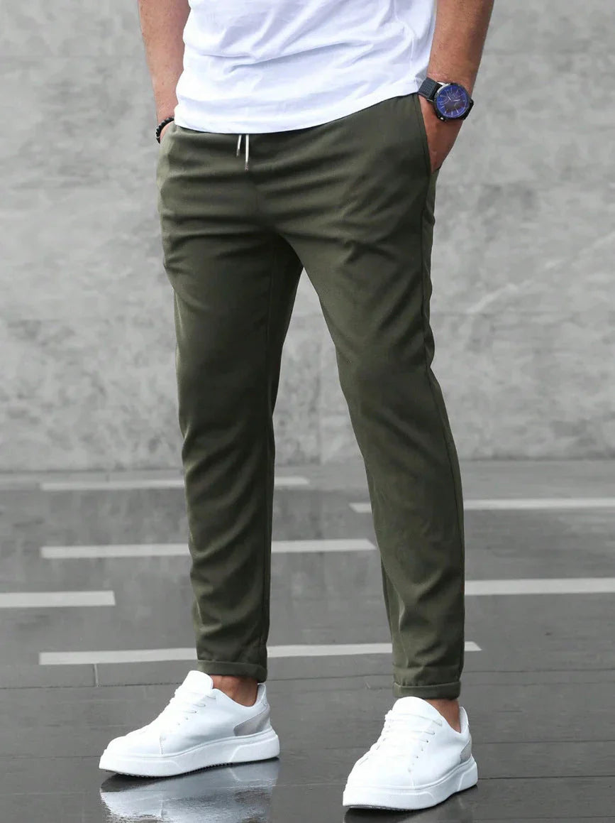 Slim-Fit Casual Pants for Modern Men • Jonas Ponty
