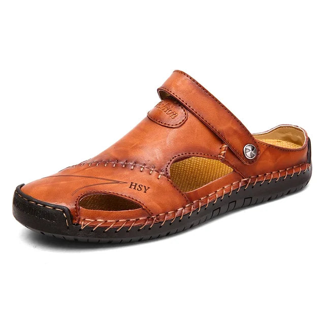 Orthopedic Leather Sandals • Ponty
