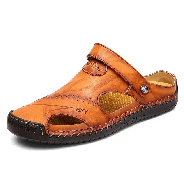 Orthopedic Leather Sandals • Ponty
