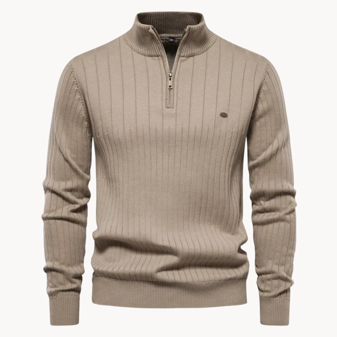Jenson Quarter Zip Sweater | Ponty