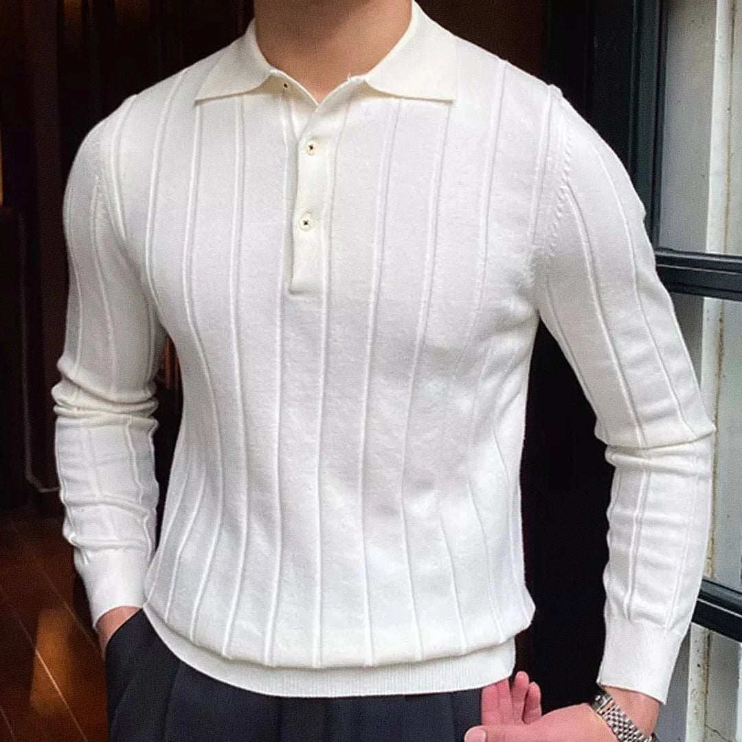 Men’s Polo Shirt Long Sleeve Reus | Ponty