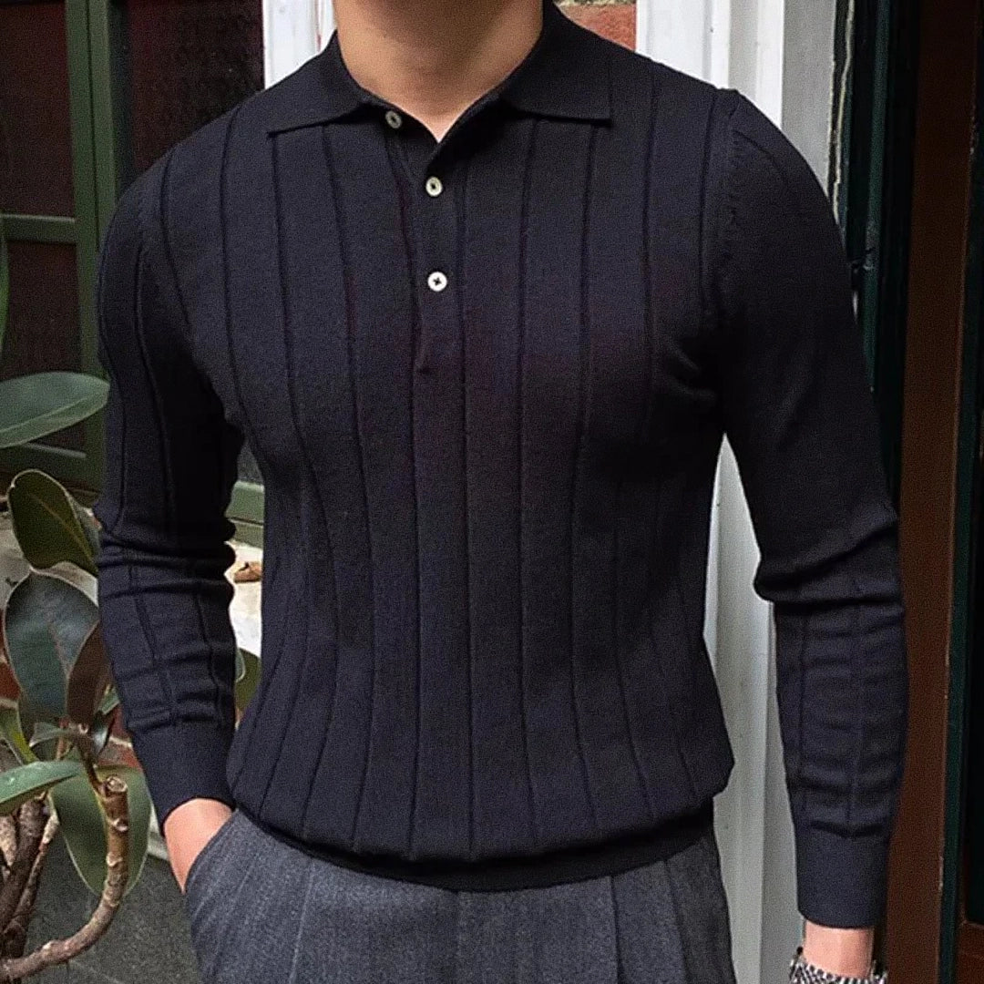 Men’s Polo Shirt Long Sleeve Reus | Ponty