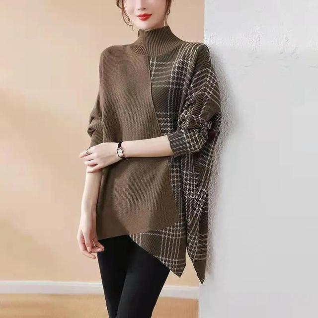 Patchwork Turtleneck Sweater | Ponty