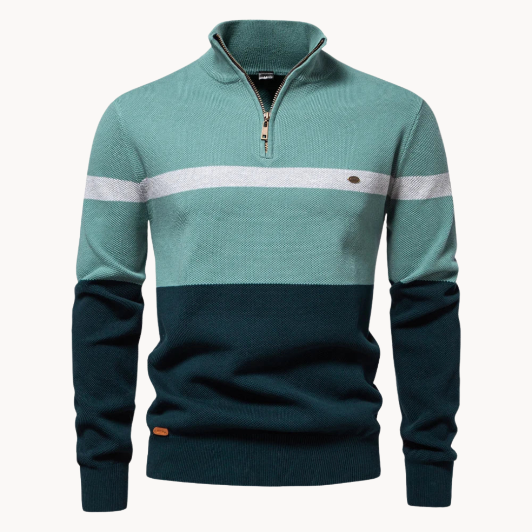 Connor Quarter Zip Sweater | Ponty