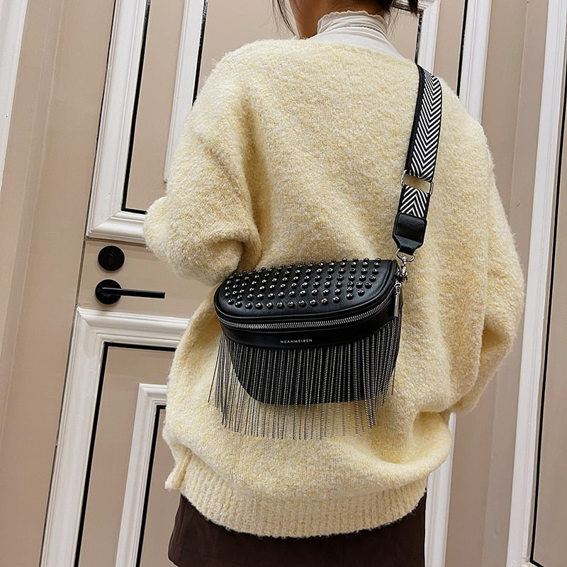 Faith Tassel Leather Bag | Ponty