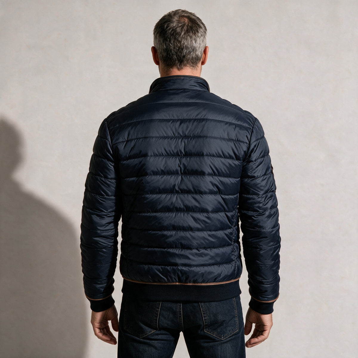 Holloway quilted jacket, back view