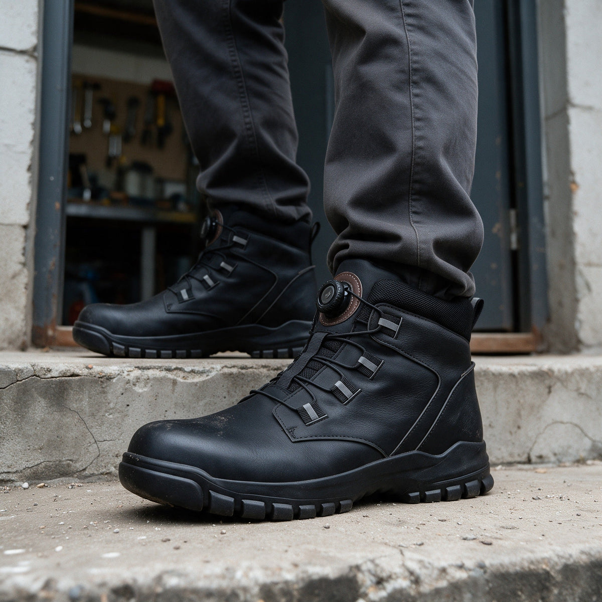 Titan safety boot — titan-10-no-pe-2-black