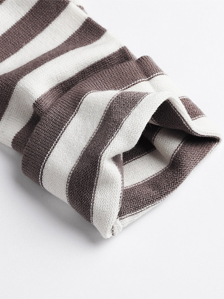 Striped Loose Sweater | Ponty