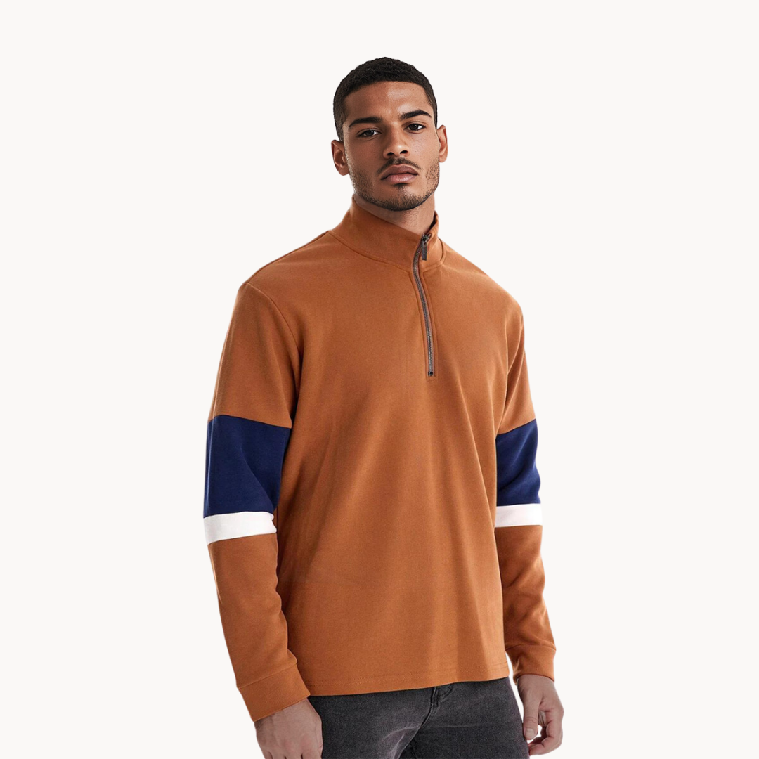 Nathan Quarter-Zip Sweater | Ponty