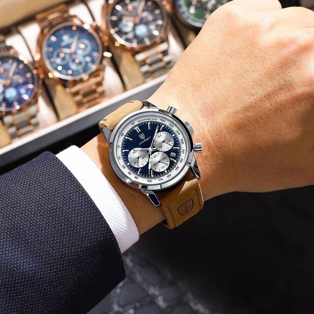 Men’s Watch Leather Band | Ponty