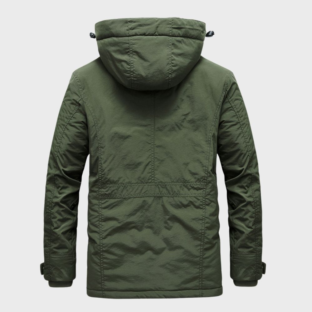 Adrian Men's Hooded Waterproof Winter Jacket | Ponty