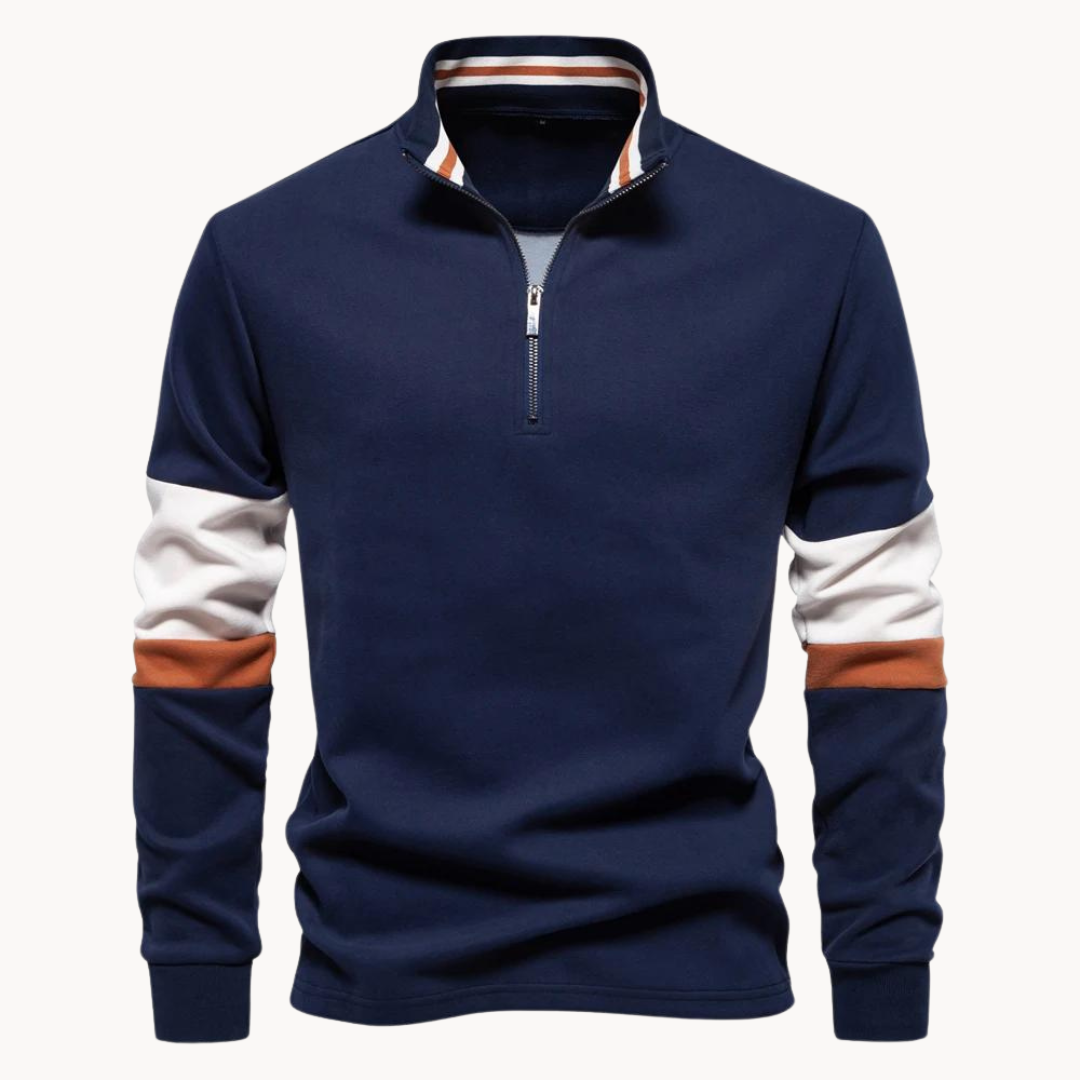 Nathan Quarter-Zip Sweater | Ponty