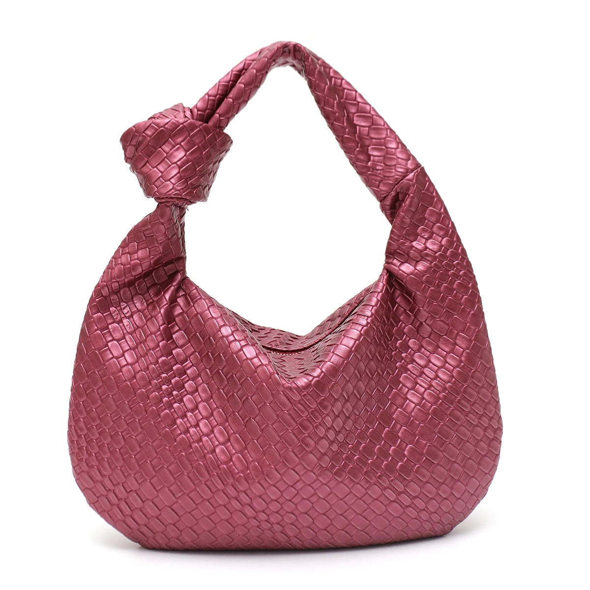 Woven Vegan Leather Bag | Ponty