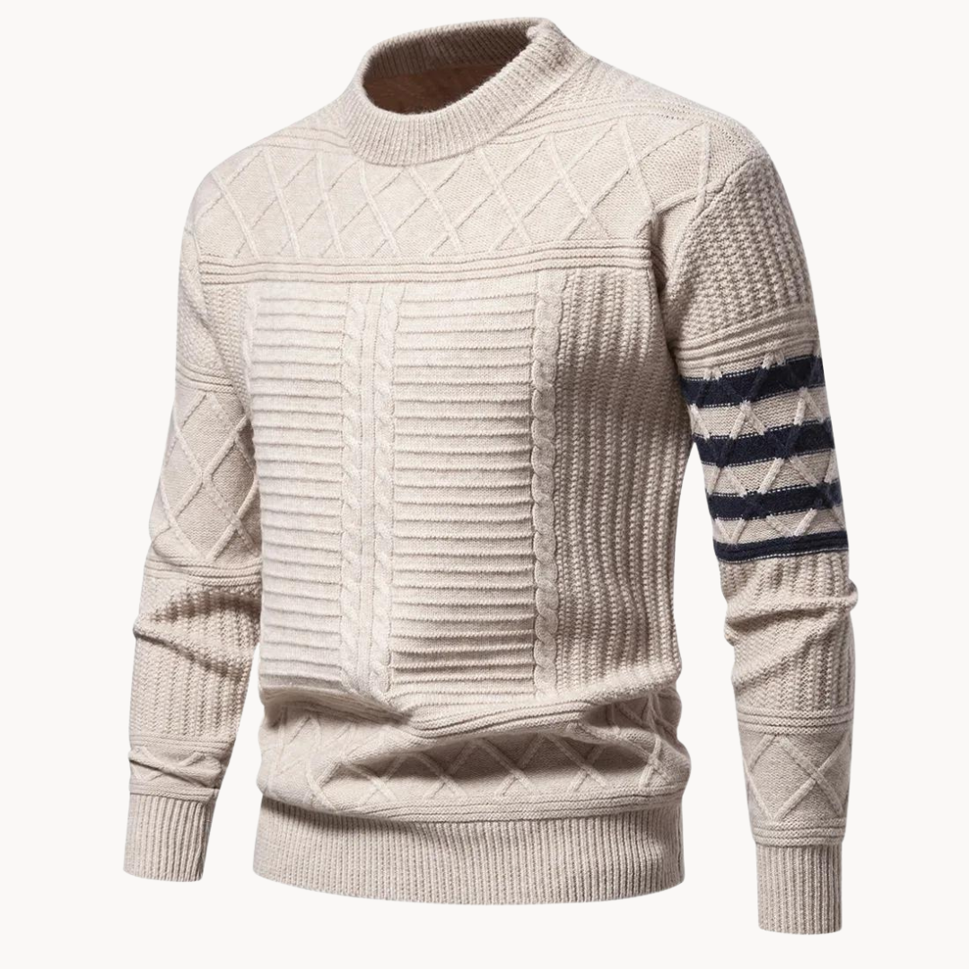 Warren Cable Crewneck Sweater | Ponty