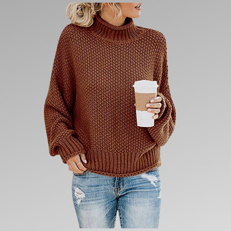 Calista Mock-Neck Sweater | Ponty