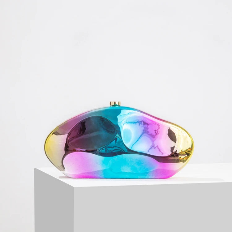 Acrylic Shell Shape Clutch | Ponty