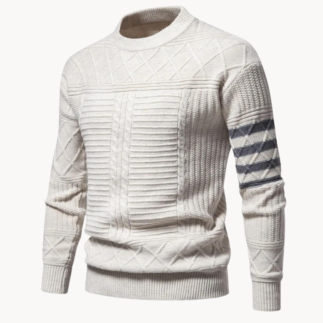 Warren Cable Crewneck Sweater | Ponty