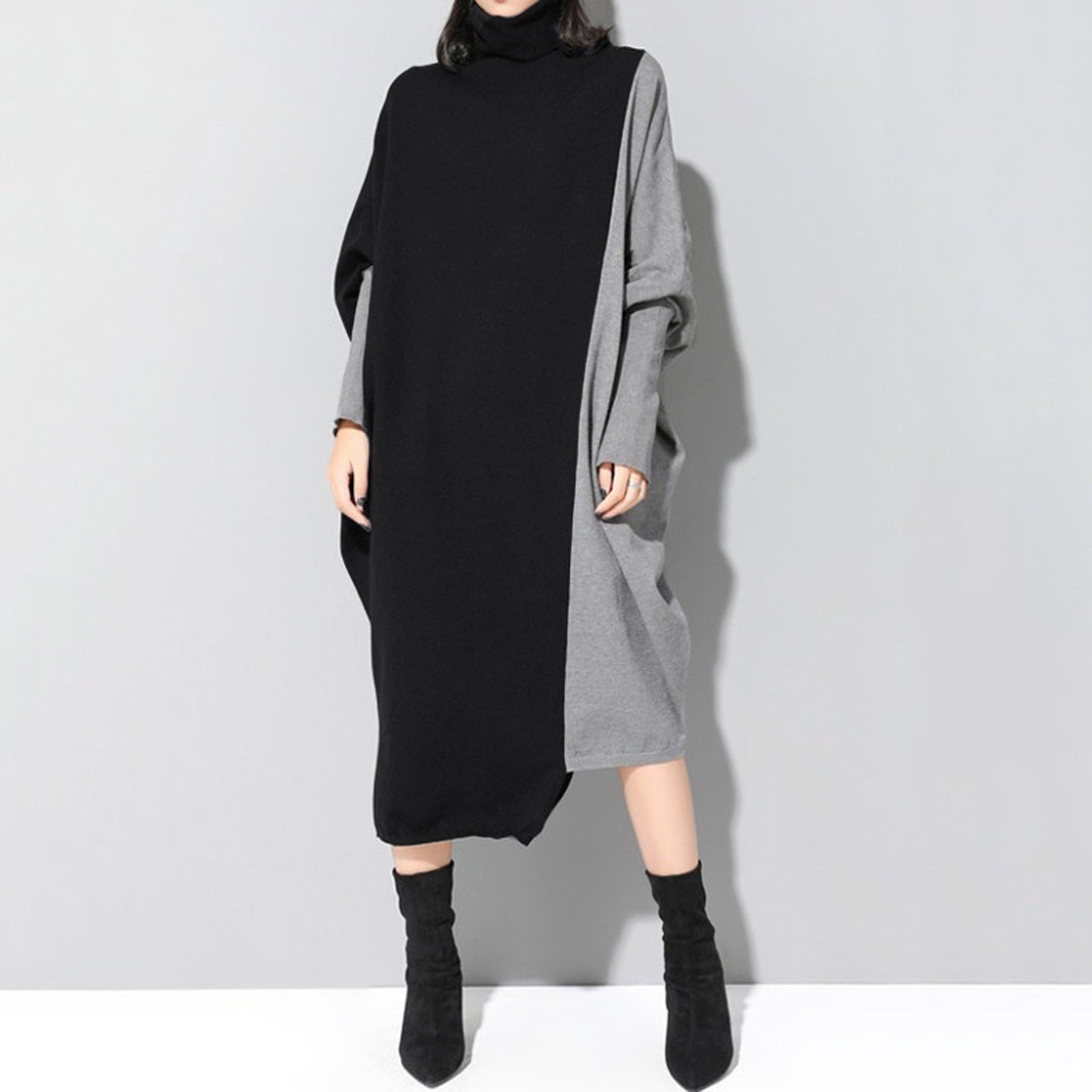 Knitted Long Sweater Dress | Ponty