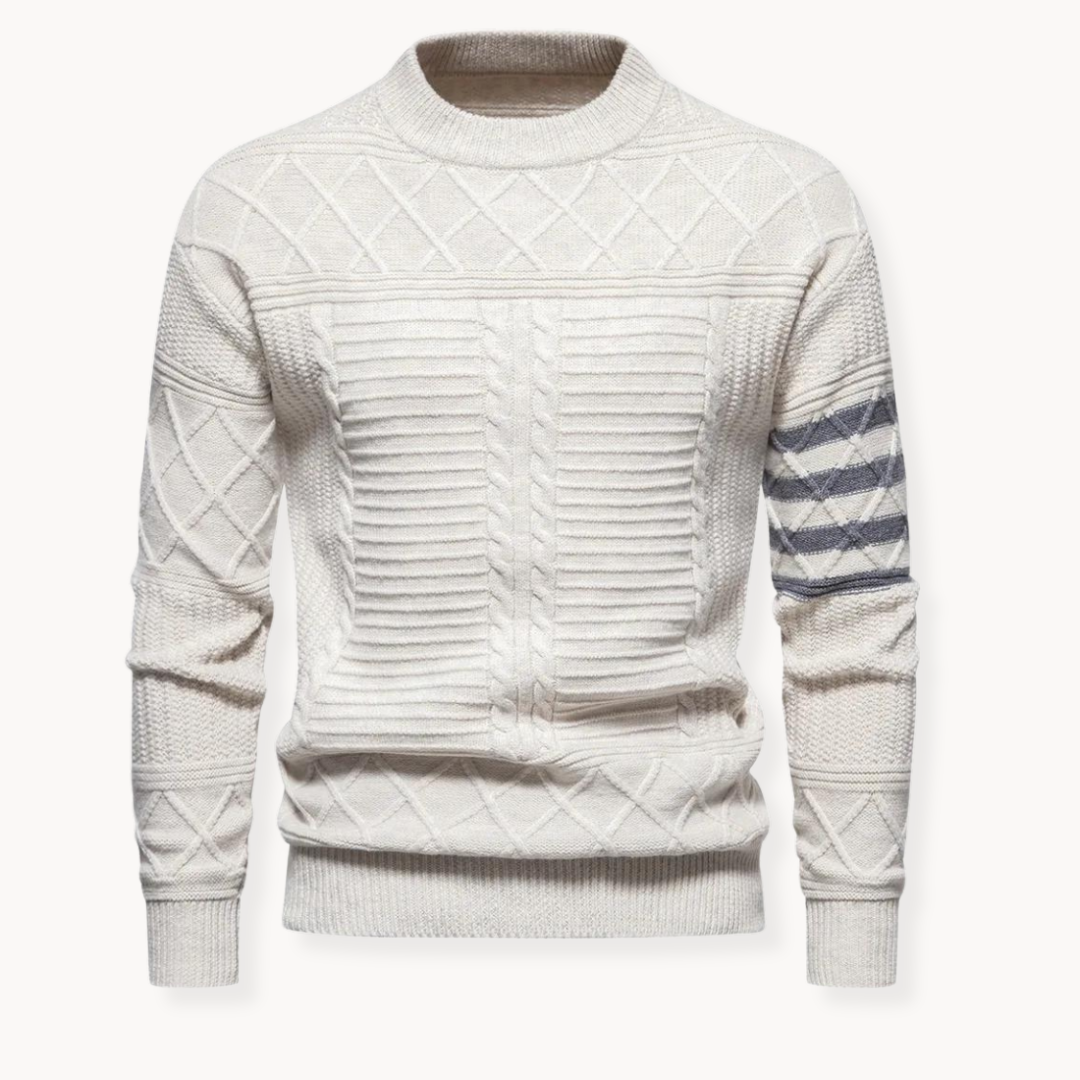 Warren Cable Crewneck Sweater | Ponty