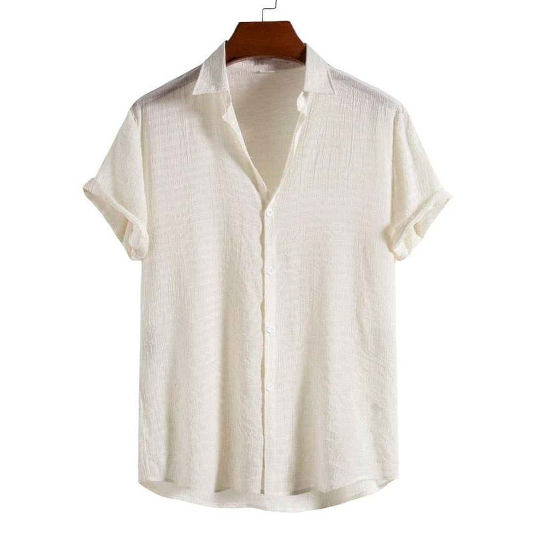 Men’s Shirt Short Sleeve Playa Off White | Ponty