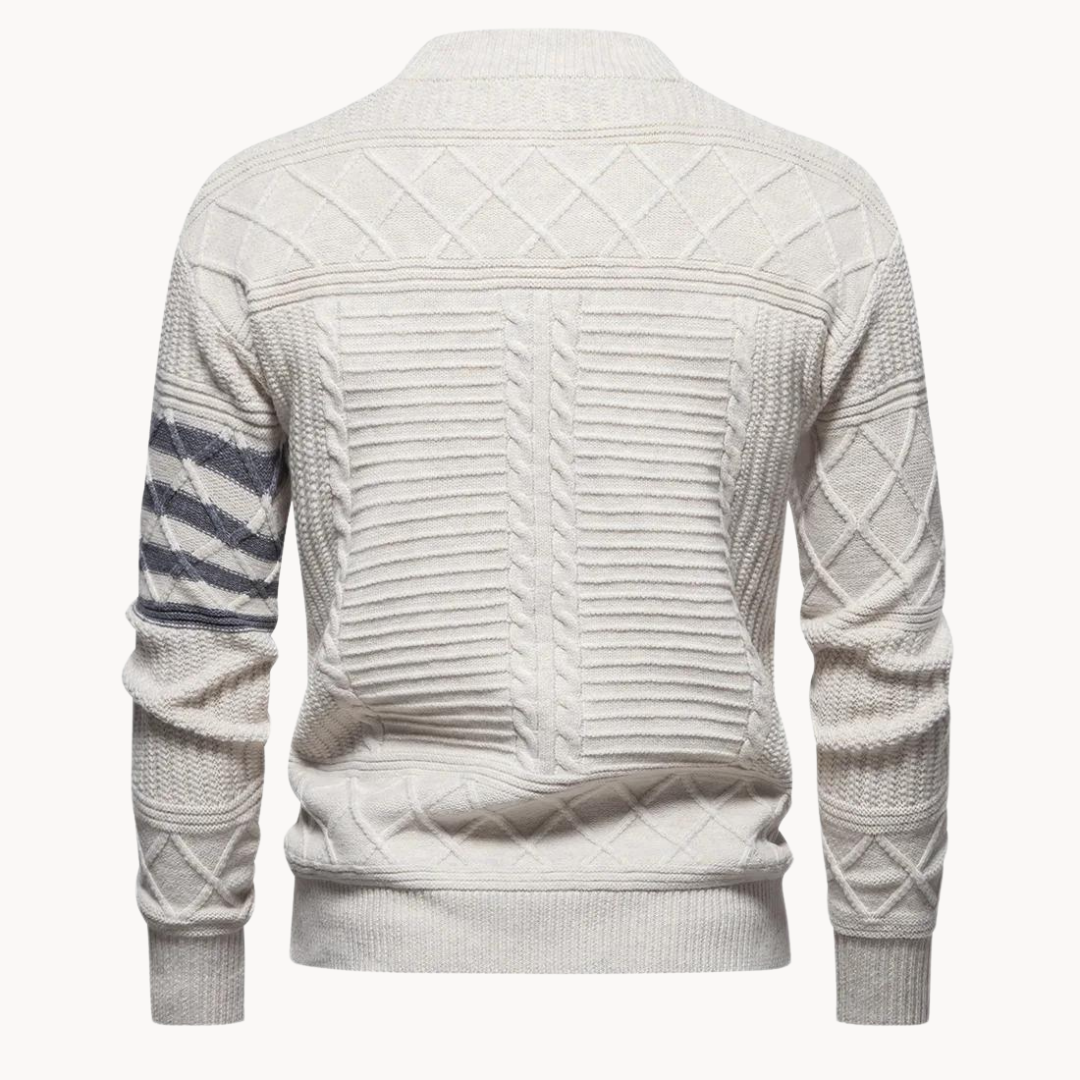 Warren Cable Crewneck Sweater | Ponty