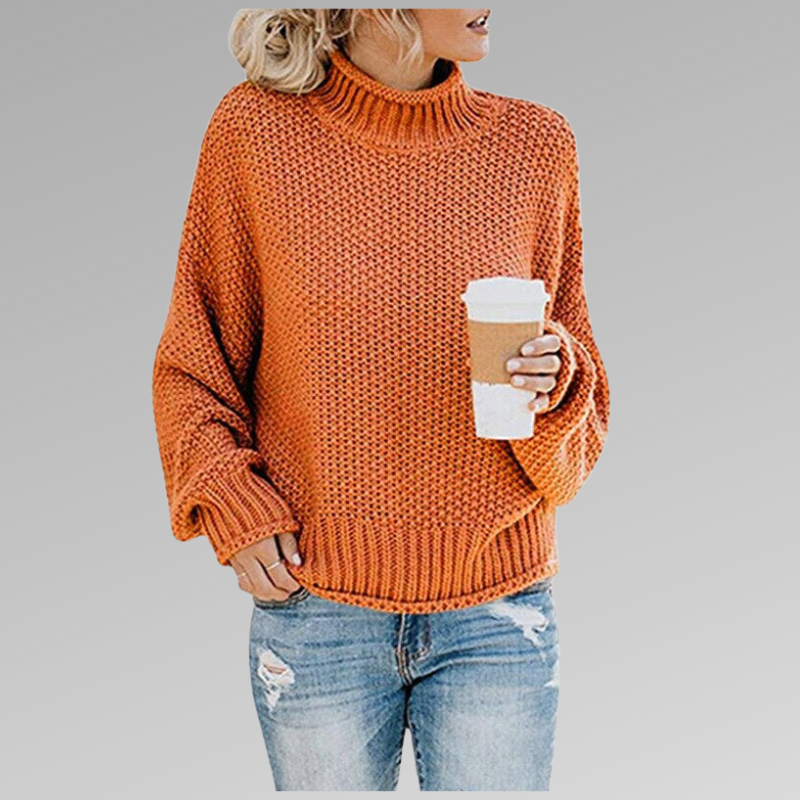 Calista Mock-Neck Sweater | Ponty