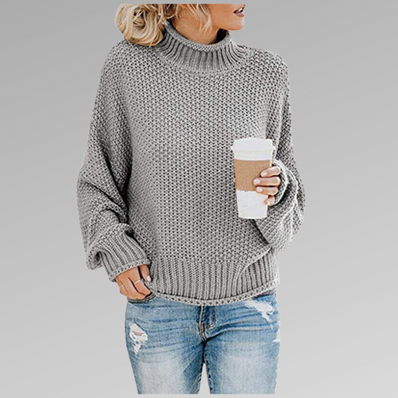 Calista Mock-Neck Sweater | Ponty