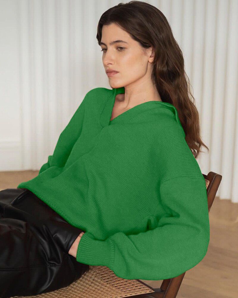 Zaynab V-neck Sweater | Ponty