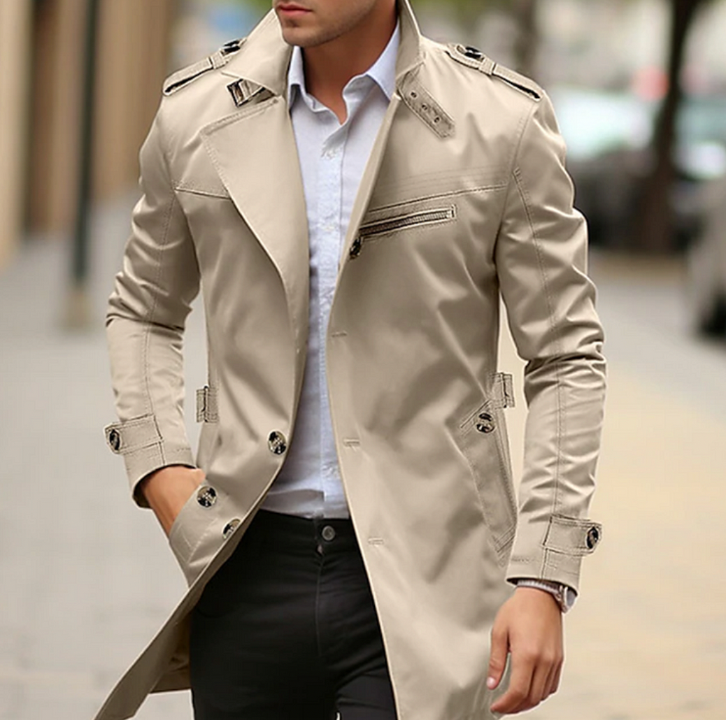 Stylish Waterproof Old Money Coat for Men | Ponty