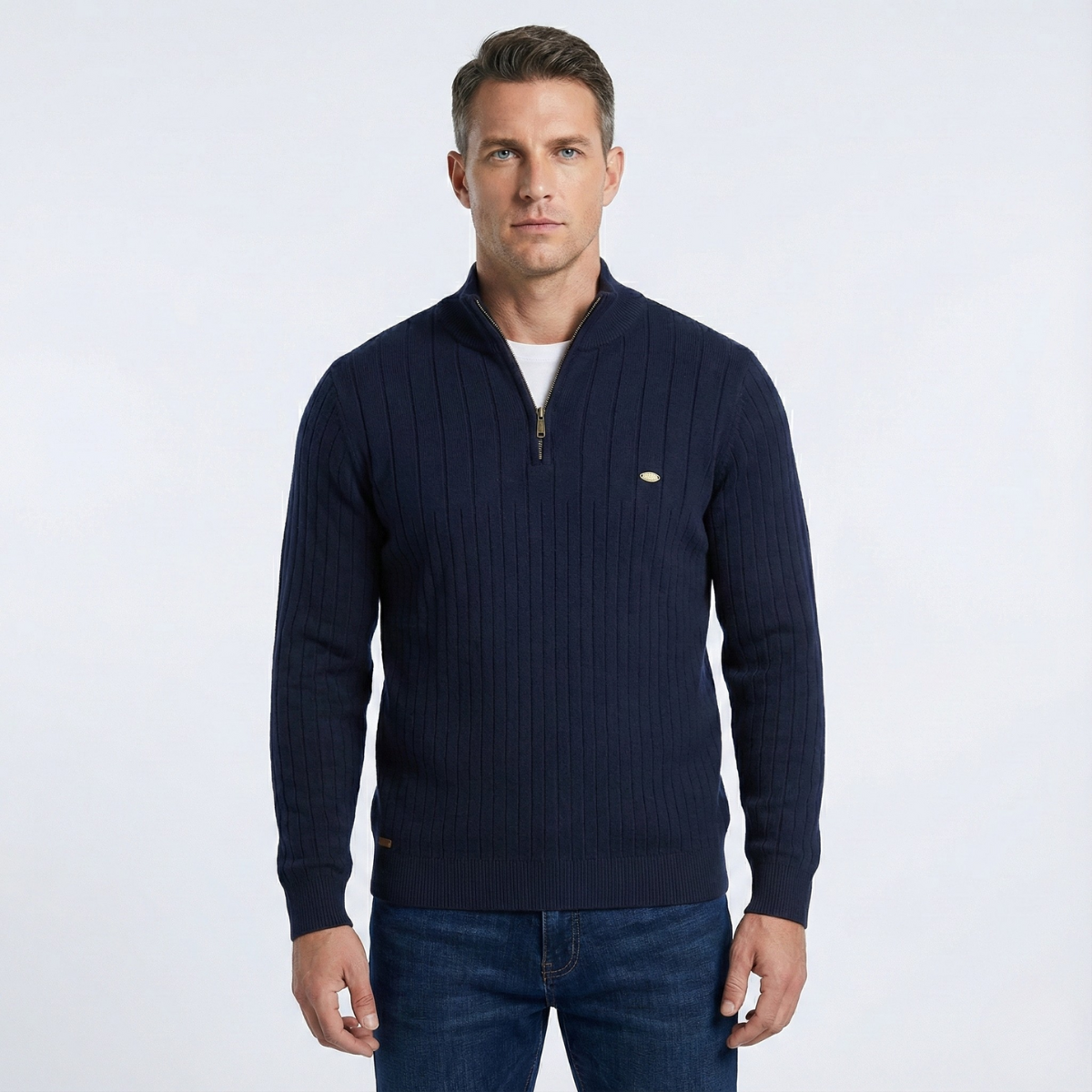 Jenson Quarter Zip Sweater | Ponty