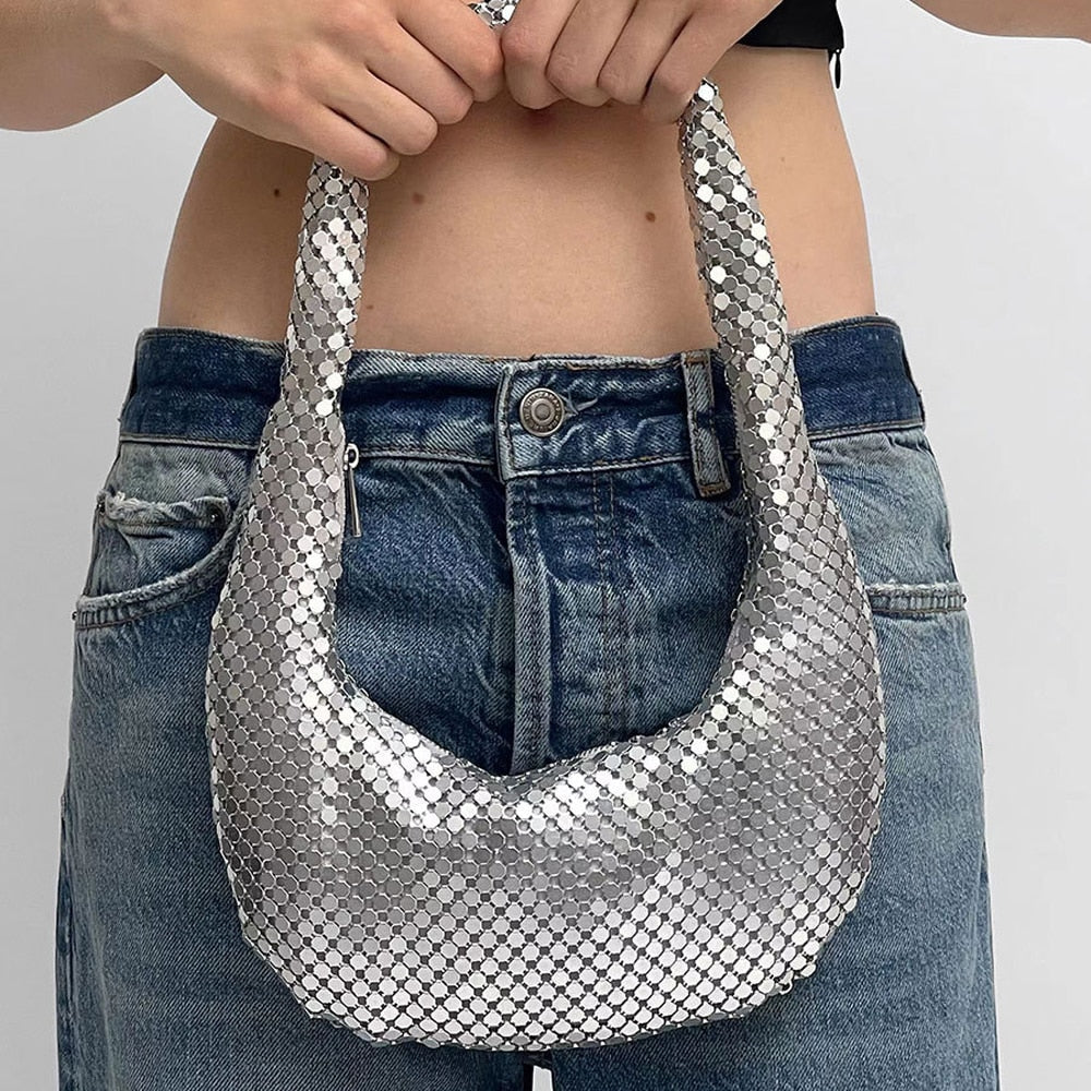 Lara Hobo Rhinestone Bag | Ponty