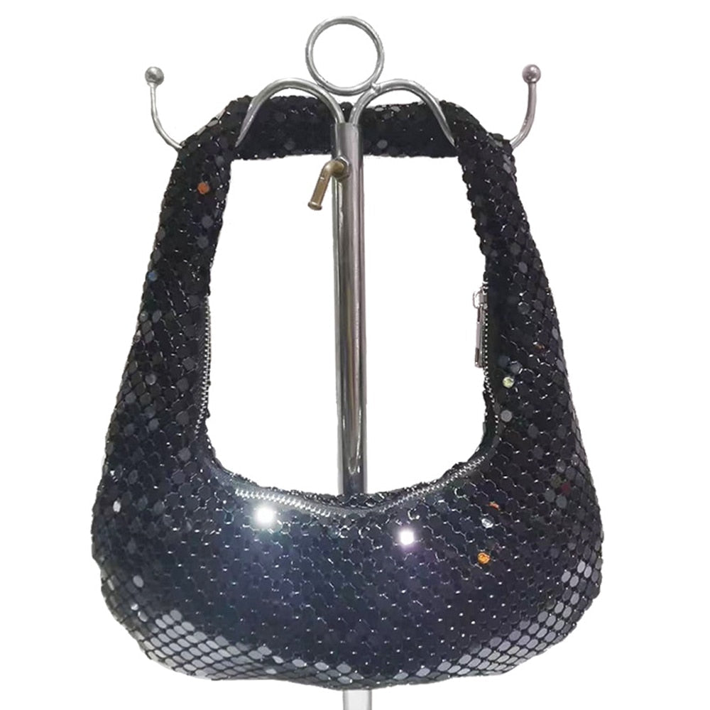 Lara Hobo Rhinestone Bag | Ponty