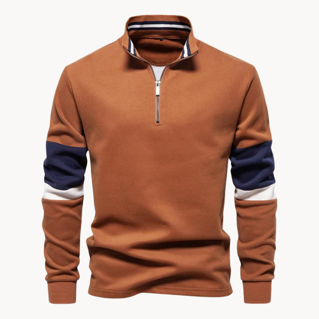 Nathan Quarter-Zip Sweater | Ponty