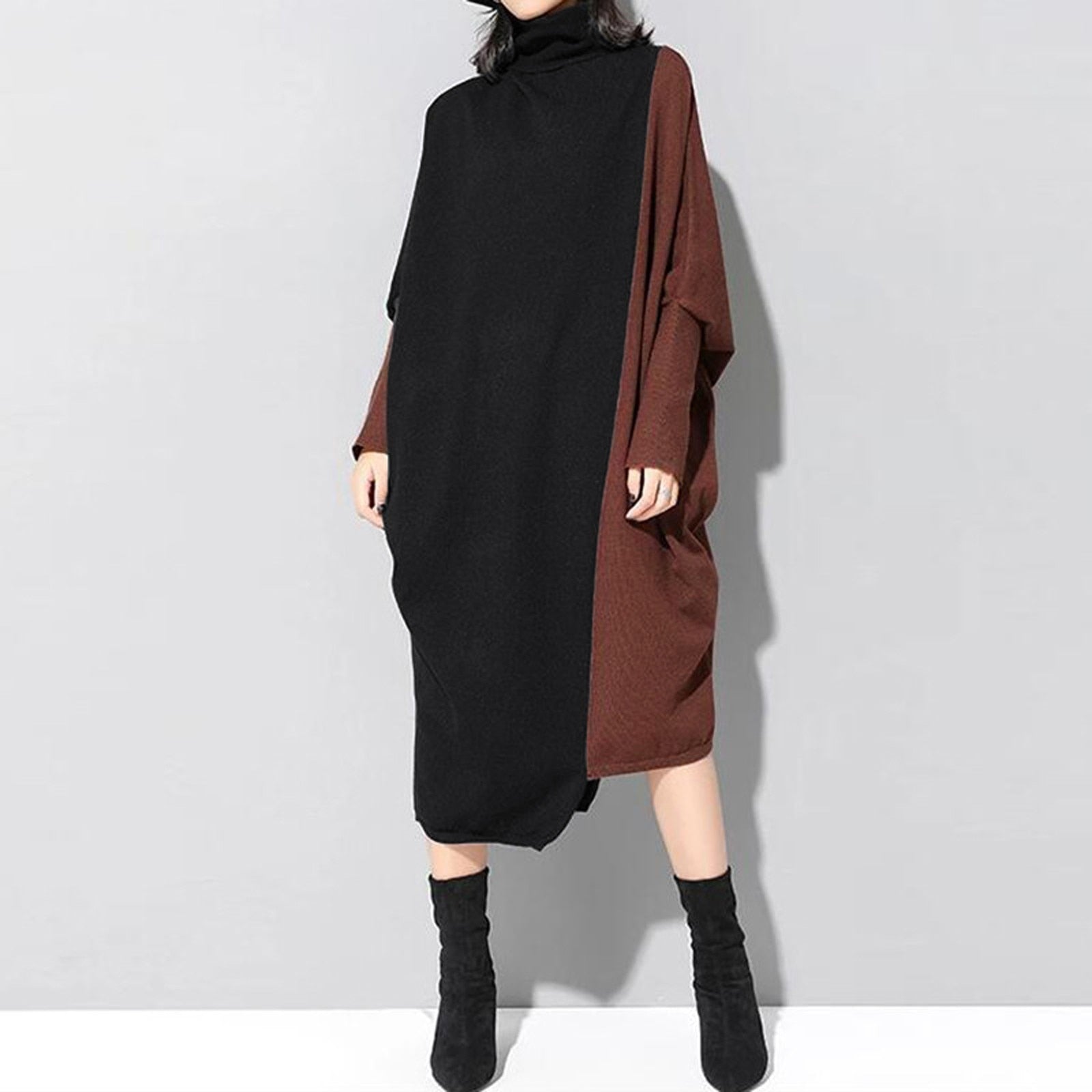 Knitted Long Sweater Dress | Ponty