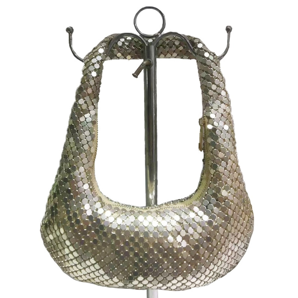 Lara Hobo Rhinestone Bag | Ponty