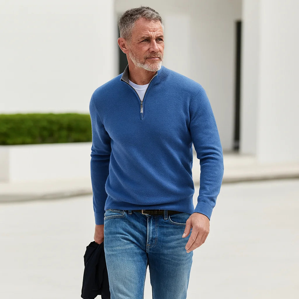 Santous Zip-Up Sweater • Ponty