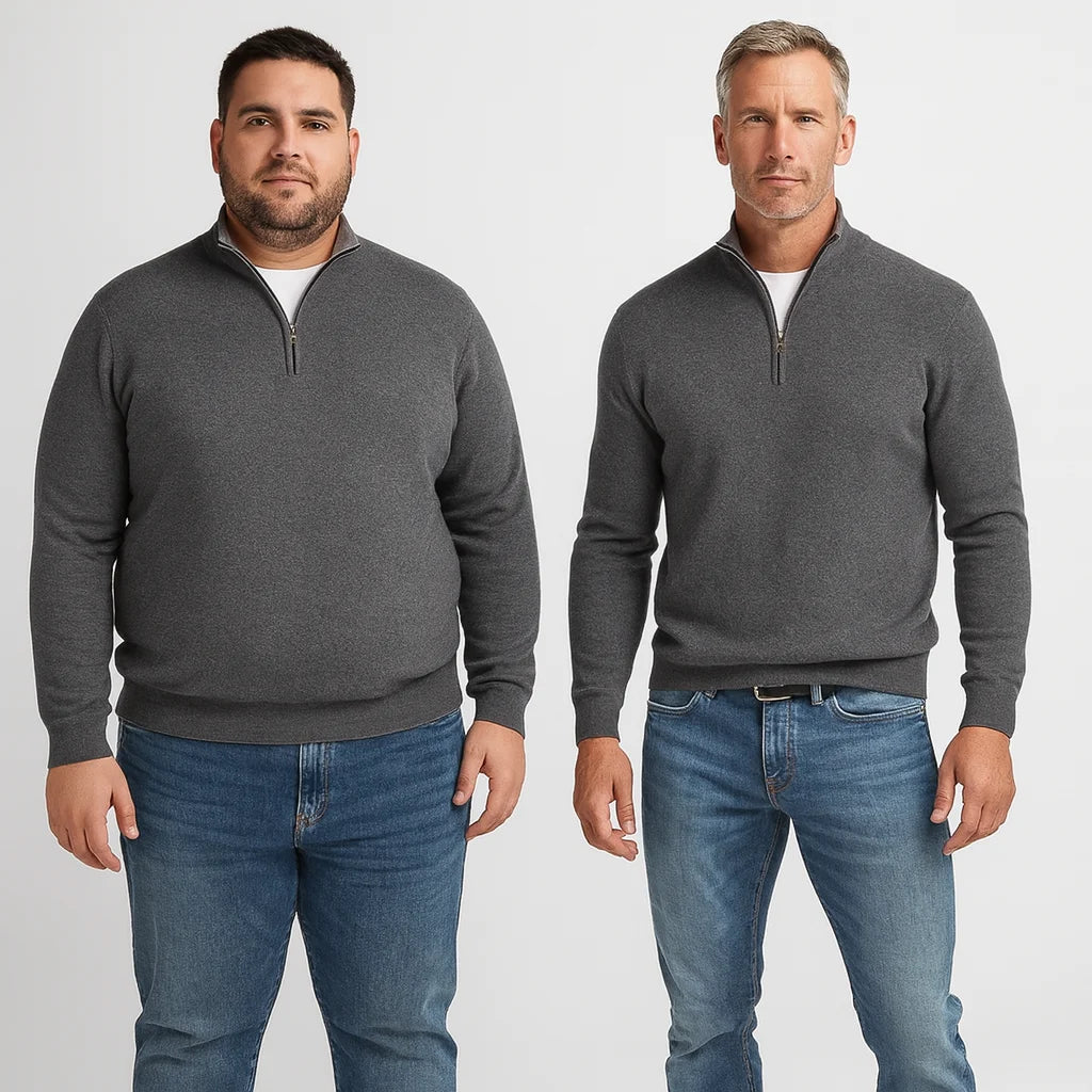 Santous Zip-Up Sweater • Ponty